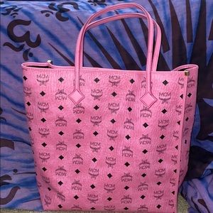 Pink mcm bag